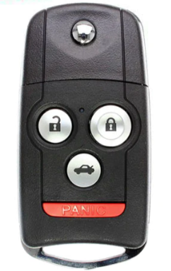 Acura 2007-2014 / 4-Button Flip Key (SHELL) / FCC: MLBHLIK-1T & OUCG8D-439H-A / SKU: FKS-ACU-001