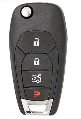 Chevrolet Cruze 2016 - 2019 / 4-Button Flip Key SHELL / FCC: LXP-T004 / SKU: FKS-CHV-C135