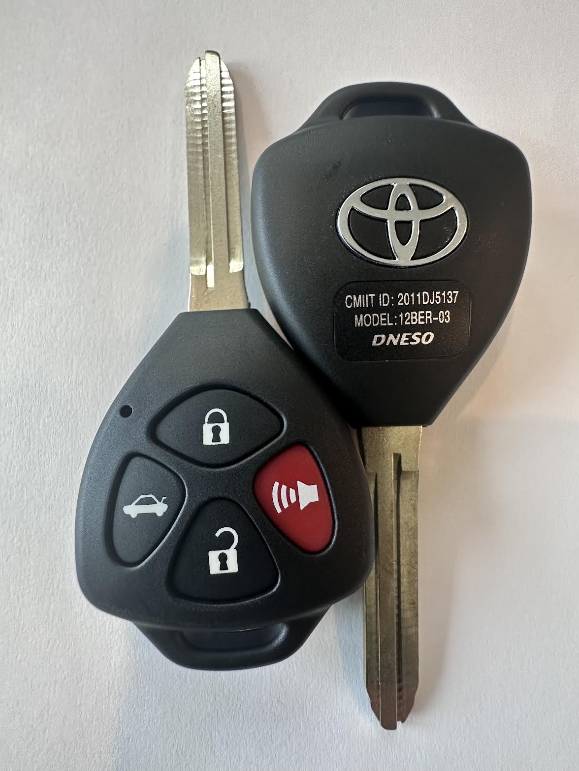 Toyota Avalon, Venza 2008-2013 / 4-Button Remote Head Key / PN: 89070-02270 / FCC ID: GQ4-29T / SKU: RHK-TOY052