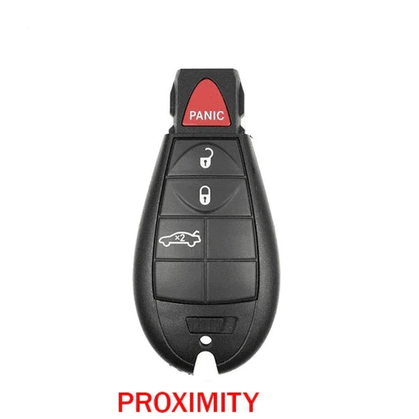 SKU: RSK-CDJ-KGF-6, 2008-2014 Chrysler Dodge / 4-Button Fobik Key / PN: 05026886AI / IYZ-C01C / Keyless Go Fobik