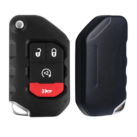2018-2024 Jeep Wrangler Gladiator / 4-Button Smart Flip Key / PN: 68416784AA / OHT1130261 / SIP22 (AFTERMARKET)