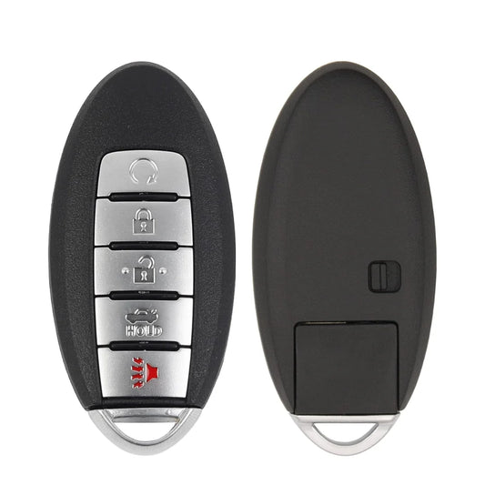 NISS-036, 2016-2018 Infiniti / Nissan / 5-Button Smart Key / PN: 285E3-4RA0B / KR5S180144014 / (IC 204) (AFTERMARKET)