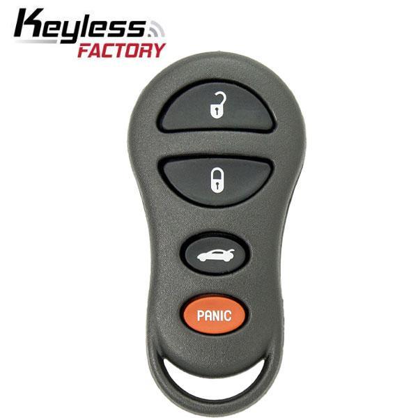 SKU: R-CHY-17T4, 2001-2006 Chrysler / Jeep / Dodge / 4-Button Keyless Entry Remote / GQ43VT17T / (AFTERMARKET)
