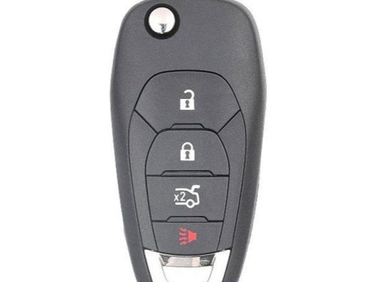 Chevrolet Cruze 2016-2019 / 4-Button Flip Key / SHELL / FCC: LXP-T004 / SKU: RFK-GM-CRZ4