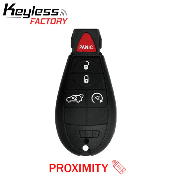 Jeep Grand Cherokee Dodge Durango 2009-2013 / 5-Button Fobik Key / PN: 05026538AK / FCC ID: IYZ-C01C (AFTERMARKET) - SKU: RSK-CDJ-KGF-5