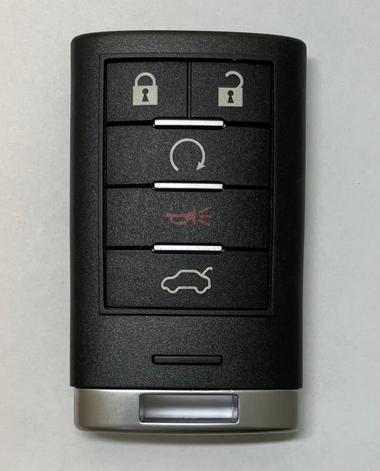 Cadillac CTS, STS 2008-2014 - 5-Button Smart Key - FCC ID: M3N5WY7777A (AFTERMARKET) - SKU: RSK-GM-77A-5
