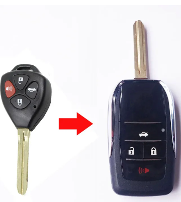 Toyota - Remote Flip Key - Modified - SKU: TO-KS-119