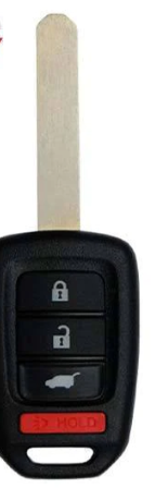Honda 2014-2019 / 4-Button Remote Head Key (SHELL) / Keyway: HO-03-PT / FCC: MLBHLIK6-1T / SKU: RHS-HON-1473