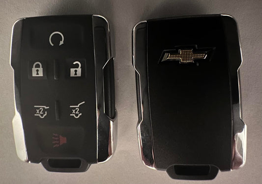 Chevrolet, GMC 2015-2019 / 6-Button Keyless Entry Remote / FCC ID: M3N32337100 - SKU: RO-GM-7106-Chevy - (w/Chevy Logo)