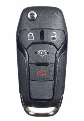 Ford Fusion 2013-2016  / 4-Button Flip Key / 128 Bit / FCC ID: N5F-A08TAA (AFTERMARKET) - SKU: RFK-FD-FSN-4