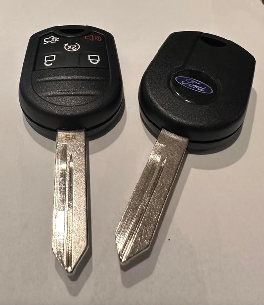 Ford 2012-2019 / 5-Button Remote Head Key / FCC ID: CWTWB1U793 & OUCD6000022 - SKU: RHK-FRD031 [w/Logo]