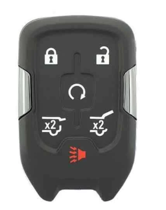 Chevrolet, GMC 2015-2020 / 6-Button Smart Key / PN: 13580804 / FCC ID: HYQ1AA (AFTERMARKET) - SKU: RSK-GM-STY6