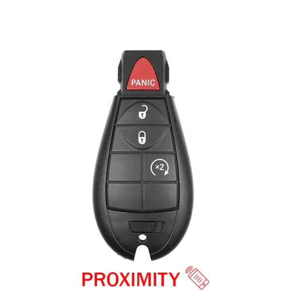 Dodge, Chrysler, Jeep 2009-2020 - 4-Button Fobik Key  - FCC ID: M3N5WY783X, IYZ-C01C - Chip ID: Philips ID 46 (AFTERMARKET) - SKU: RSK-CDJ-KGF-4 (Proximity / No Logo)