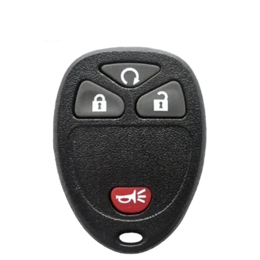 GM 2007-2017 / 4-Button Keyless Entry Remote "SHELL" / PN: 22936098 / OUC60270 / Black (AFTERMARKET) - SKU: ORS-GM-402