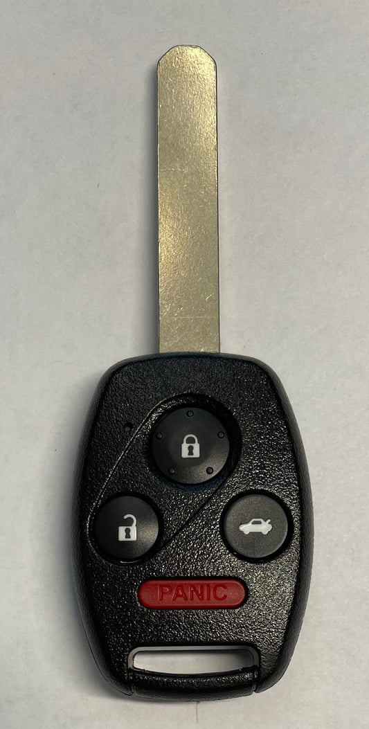 Honda Accord, CRV 2006-2013 - 4-Button Remote Head Key – FCC ID: MLBHLIK-1T / Chip: Phillips 46 - 314 Mhz / SKU: RHK-HON014