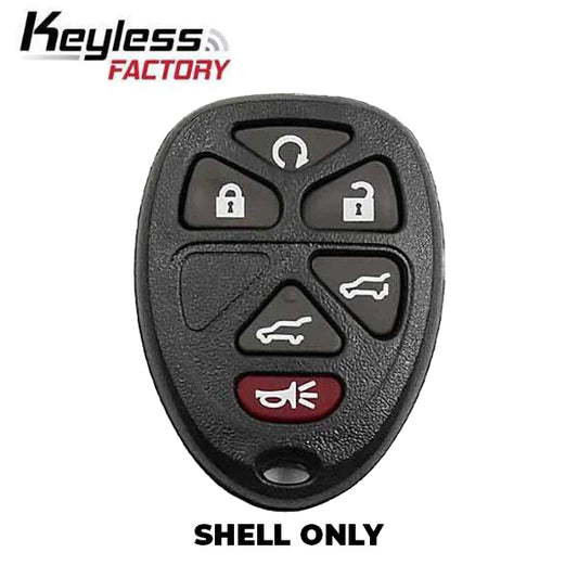 SKU: ORS-GM-04, 2007-2014 GM Keyless Entry Remote SHELL For OUC60270 - Black