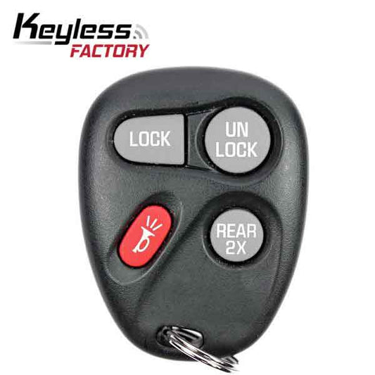 R-G-458, 1999-2005 GM / 4-Button Keyless Entry Remote / KOBLEAR1XT