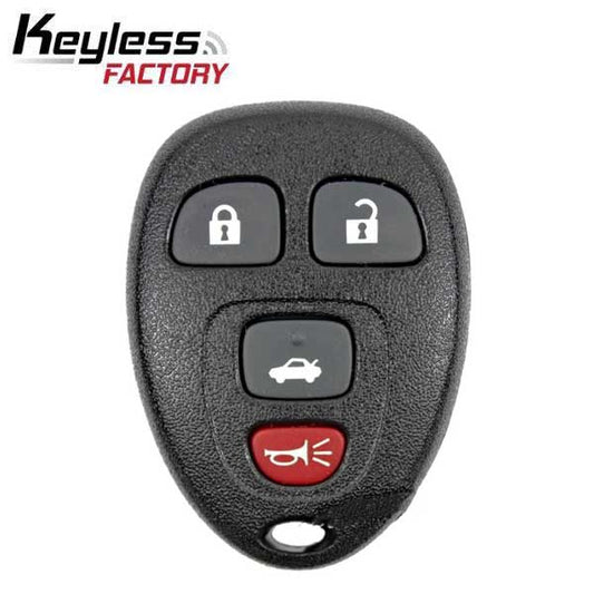 SKU: R-GM-401, 2005-2012 GM / 4-Button Keyless Entry Remote / PN: 15252034 / KOBGT04A (AFTERMARKET