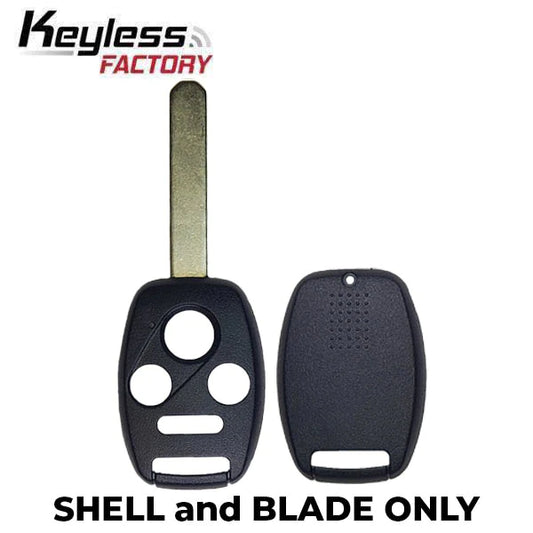 SKU: RHS-HON-1061-4, 2006-2014 Honda Acura / 4-Button Remote Head Key SHELL / HO01 / MLBHLIK-1T, KR55WK49308, N5F-S0084A