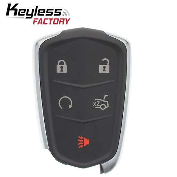 SKU: RSK-CAD-2AB-5, 2014-2019 Cadillac / 5-Button Smart Key / PN: 13580811 / HYQ2AB