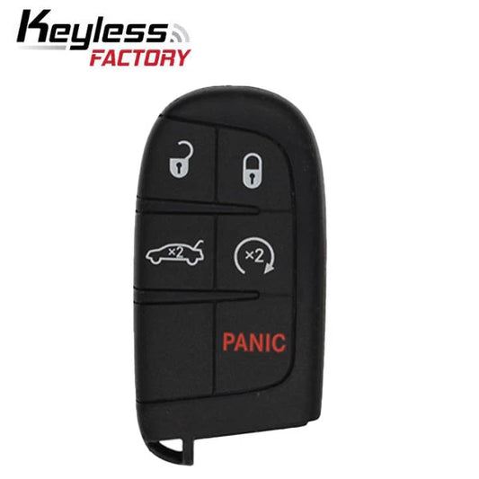 Jeep Grand Cherokee & Dodge Durango 2014-2022  / 5-Button Smart Key / FCC ID: M3N-40821302 (AFTERMARKET) – SKU: RSK-JP-1302-5