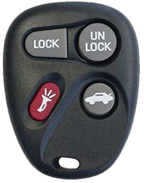 CHEVROLET-Buick, Cadillac, GMC, Oldsmobile, & Pontiac  4-Button Keyless Entry Remote - FCC ID: KOBLEAR1XT - (AFTERMARKET) - SKU: R-GM-403