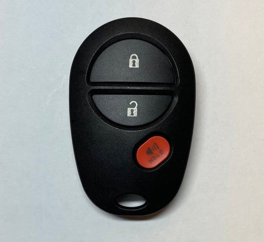 Toyota 2004-2018 - 3-Button Keyless Entry Remote - FCC ID: GQ43VT20T - 315 MHz (AFTERMARKET) -  SKU: R-TOY-20T-3